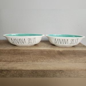 New Rae Dunn Banana Split bowls